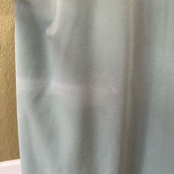 Vanity Fair Women's S Long Sleeve Crossover Robe Light Green Floral Embroidered - Picture 9 of 10